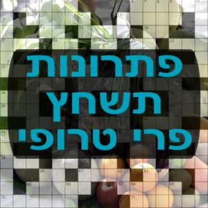 תשחצים-תשבצים פרי טרופי תשחץ