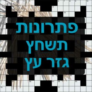 תשחצים-תשבצים גזר עץ תשחץ